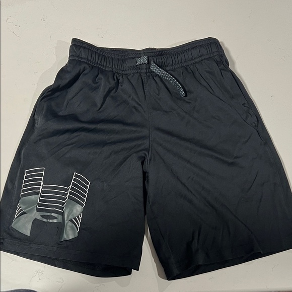 Under Armour Other - Under Armour Kids Black Athletic Shorts with Logo